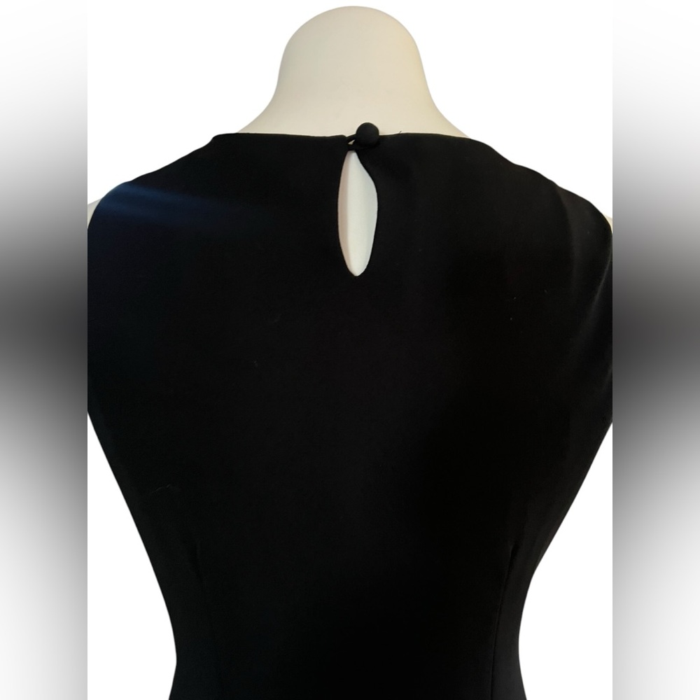 Jones New York Women's Dress Midi, Black Size‎ 10 exclusive Asymmetric Hem - Picture 4 of 12